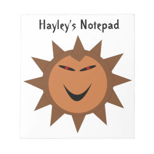 Bloco De Notas Mau Hedgehog Kawaii Gótico Halloween Personalizá