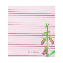 Mauve Foxglove Flower Pink Vinculado Personalizado