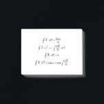 Bloco De Notas Maxwell's Equations Integral Form Science and Math<br><div class="desc">Maxwell's Equations Integral Form Science and Math</div>