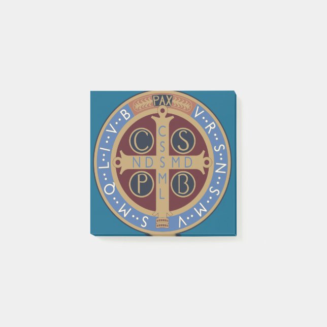 Bloco De Notas Medalha de São Bento (Frente)