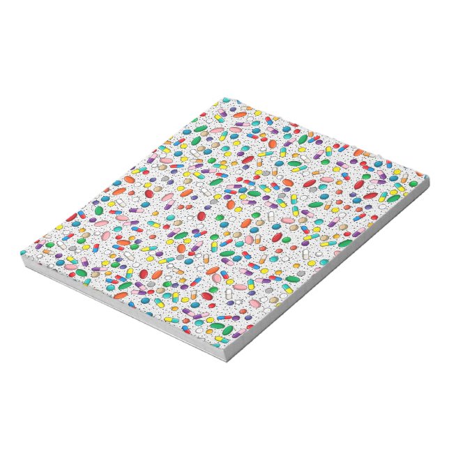 Bloco De Notas Medicamento Farmacovigilância Médica Design (Invertido)