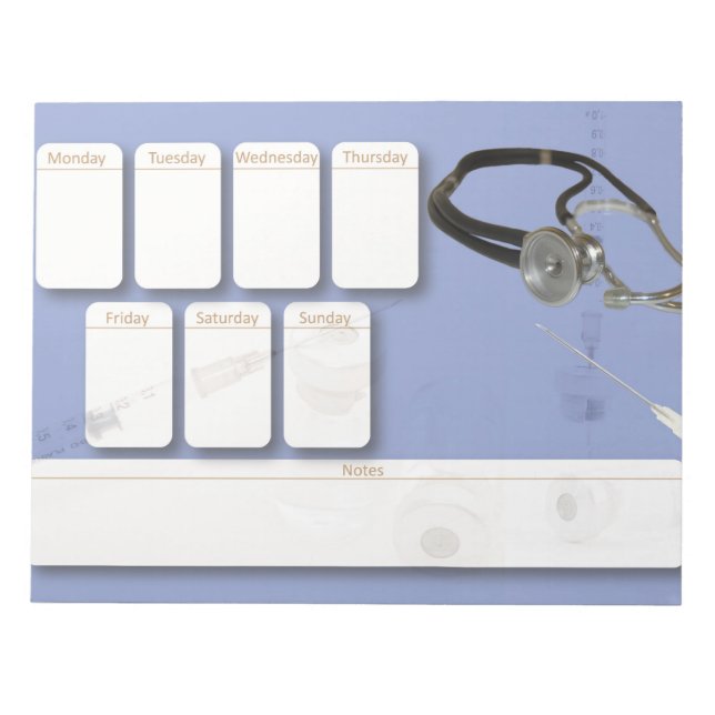 Bloco de notas médico (Frente)