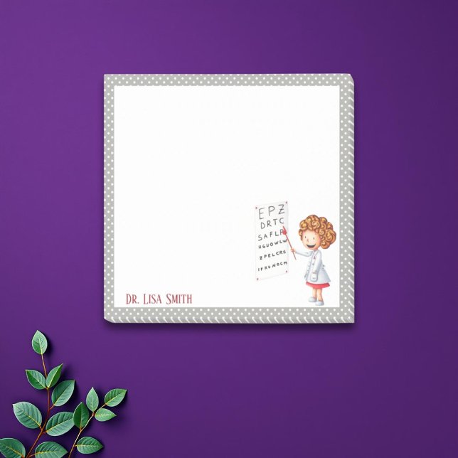 Bloco De Notas Médico, enfermeira posta personalizada que anota (Criador carregado)