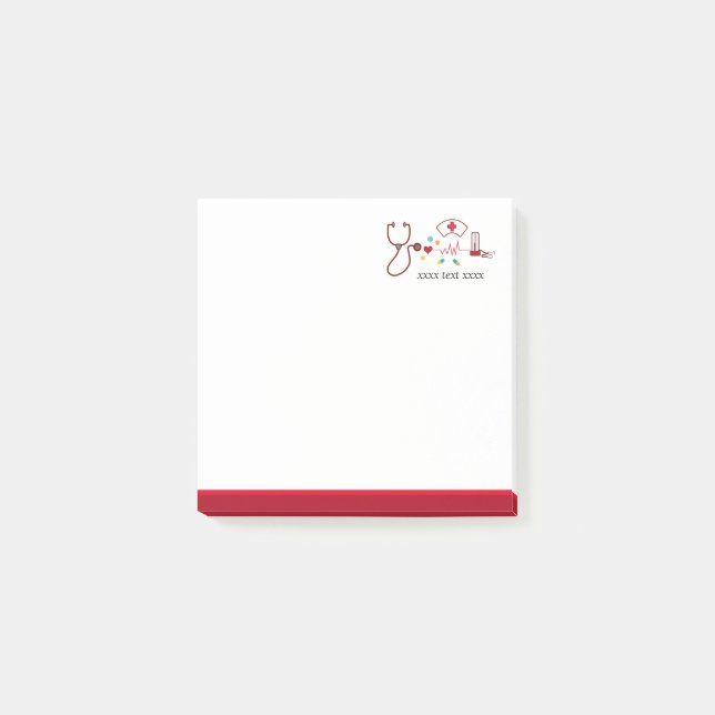 Bloco De Notas Médico, Enfermeiro, Medicina, hospital (Frente)