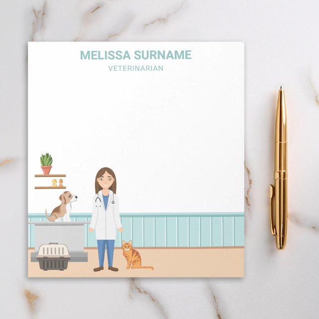 Bloco De Notas Médico Veterinário Veterinário Pet Medicina (Criador carregado)