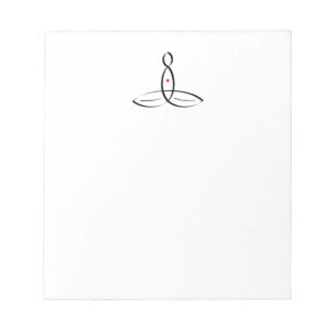 Bloco De Notas Meditator estilizado