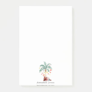 Bloco De Notas Mele Kalikimaka   Palmas de Natal Personalizadas