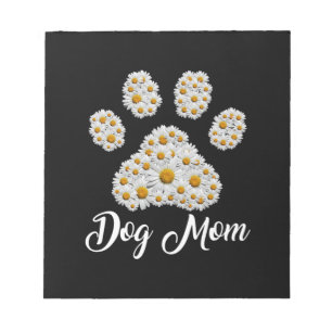 Bloco De Notas Melhor Cachorro de Arte Mãe Todos Os Aniversários