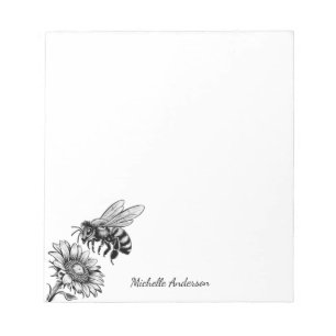 Bloco De Notas Melhor Colmeia Vintage Personalizada Tendências Mo