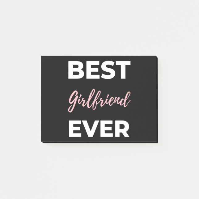 Bloco De Notas Melhor Namorada Nunca (Frente)