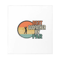 Melhor Padrasto por Par Vintage Golf Vector Design