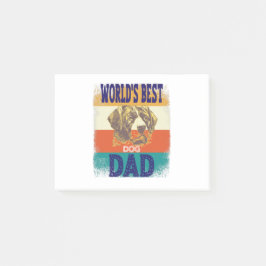 Bloco De Notas melhor pai de cão do mundo