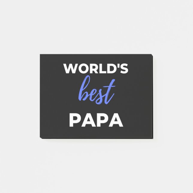 Bloco De Notas Melhor Papa do Mundo (Frente)