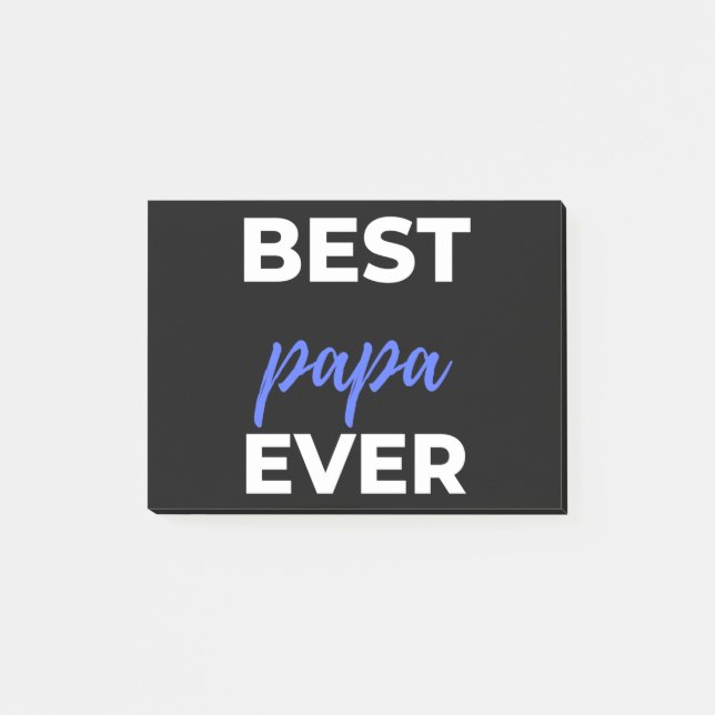 Bloco De Notas Melhor Papa Nunca (Frente)