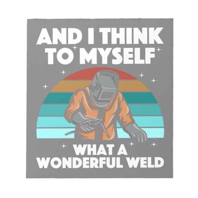 Bloco De Notas Melhores Artes Soldadeiras Mulheres Arc Solder Pip (Frente)