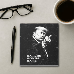 Bloco De Notas Meme Engraçado Trump Dedo do Meio 2026