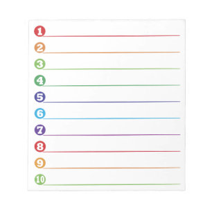 Bloco De Notas Memorando da lista do mantimento para fazer a