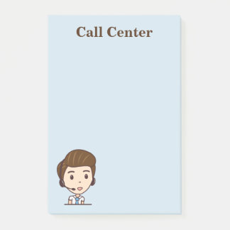 Bloco De Notas memorando do call center