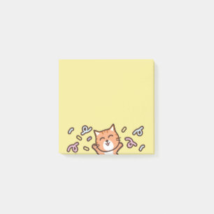 Bloco De Notas Memorando do gato dos desenhos animados