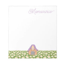 Menina Fofa Personalizada Daisy Greenery Bonito