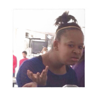 Bloco De Notas Menina negra que meme