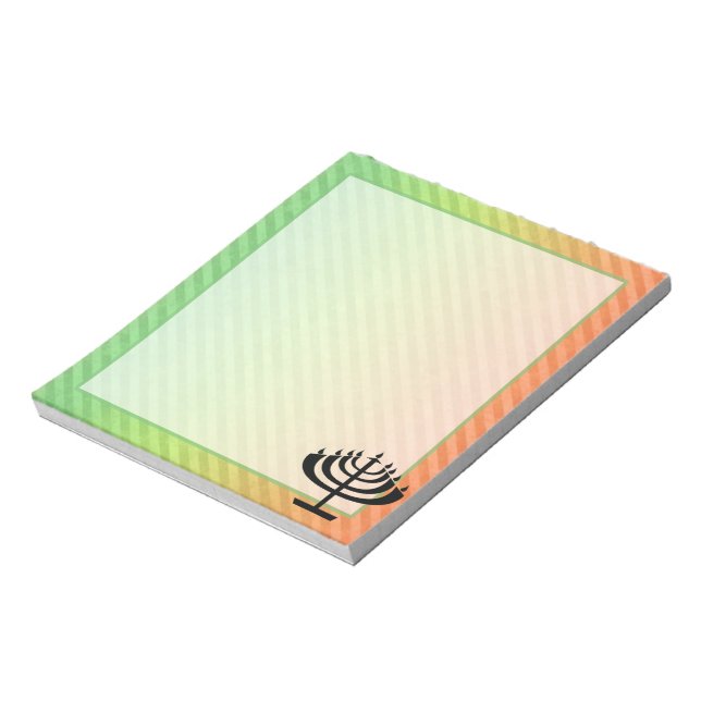 Bloco De Notas Menorah (Invertido)