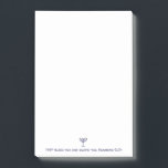 Bloco De Notas Menorah Moderna Bênção Dourada Azul Branco<br><div class="desc">Menorah Moderna Bênção do Gráfico Dourado Branco Azul. O Menorah anota. Marinho,  Branco,  Dourado. Hebraico,  judeu,  castiçal religioso,  Menorah. Transferível e personalizável. Número 6:24 "י ה ו ה te abençoe e te guarda"</div>