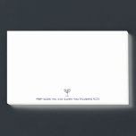 Bloco De Notas Menorah Moderna Bênção Dourada Azul Branco<br><div class="desc">Menorah Moderna Bênção do Gráfico Dourado Branco Azul. O Menorah anota. Marinho,  Branco,  Dourado. Hebraico,  judeu,  castiçal religioso,  Menorah. Transferível e personalizável. Número 6:24 "י ה ו ה te abençoe e te guarda"</div>