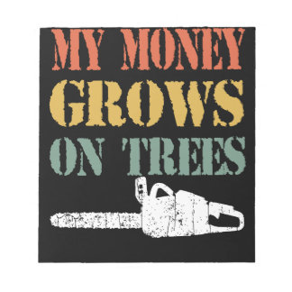 Bloco De Notas Mens Retro Funny Logger Gift Para Homens Vintage