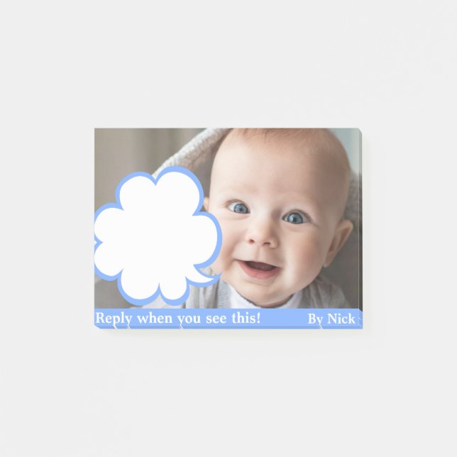 Bloco De Notas Mensagens engraçadas do chefe. Notas de posto (Frente)