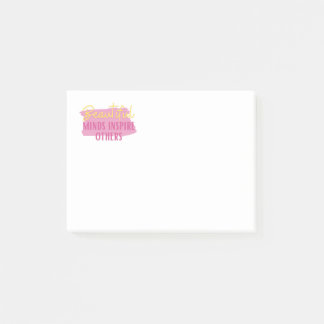 Bloco De Notas Mentes Bonitas Inspiram Outros Post-Its