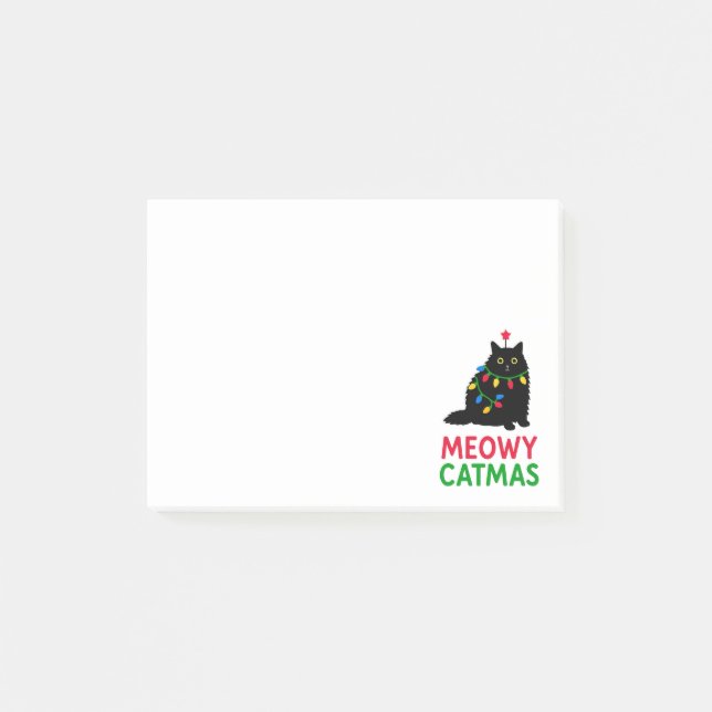 Bloco De Notas Meowy Catmas (Frente)