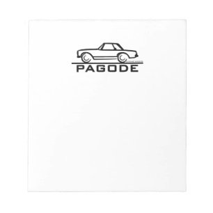 Bloco De Notas Mercedes SL Pagode com Script
