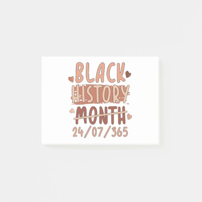 Bloco De Notas Mês da História Afro Melanina Mulheres Negras Afro (Frente)