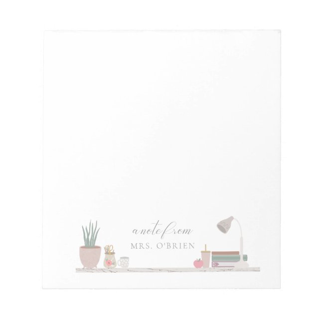 Bloco De Notas Mesa do professor (Frente)