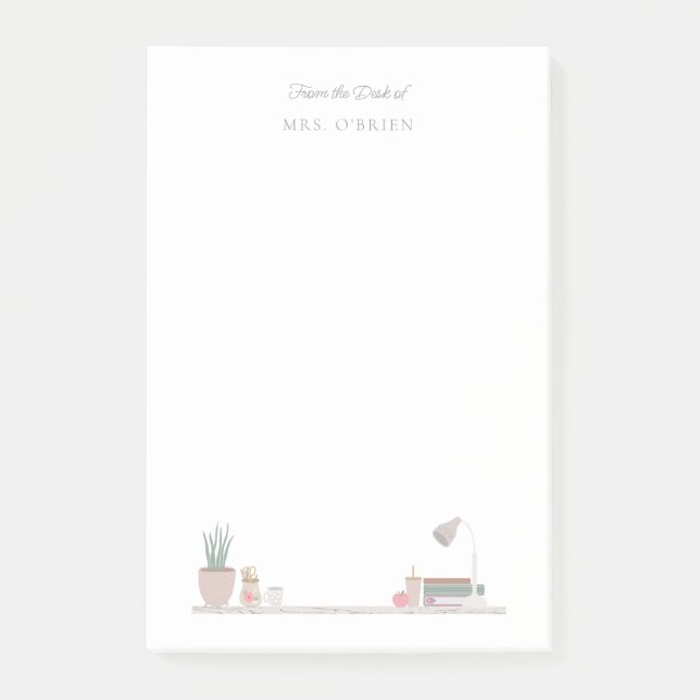 Bloco De Notas Mesa do professor (Frente)