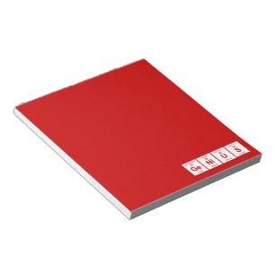 Bloco De Notas Mesa periódica GeNiUS