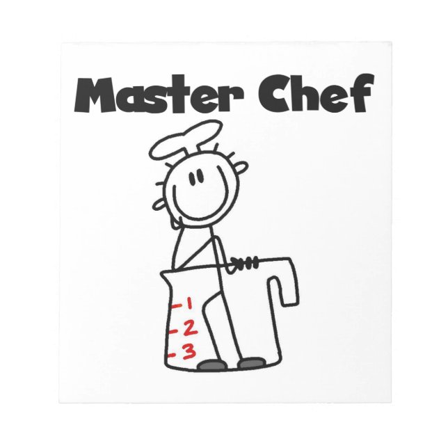 Bloco De Notas Mestre Chef (Frente)