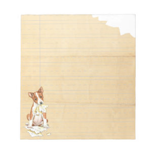 Bloco De Notas Meu Basenji Comeu Meu Trabalho De Casa