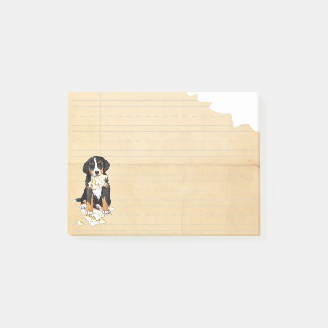 Bloco De Notas Meu Berner comeu meus trabalhos de casa (Frente)