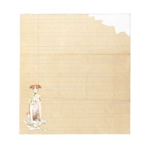 Bloco De Notas Meu Borzoi comeu meus trabalhos de casa