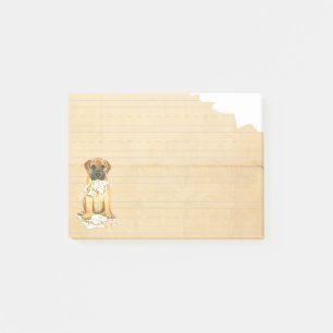 Bloco De Notas Meu Bullmastiff comeu meus trabalhos de casa