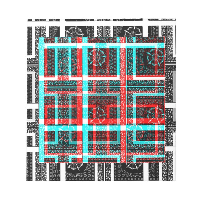 Bloco De Notas Meu Design de Maze Quadrado (Frente)