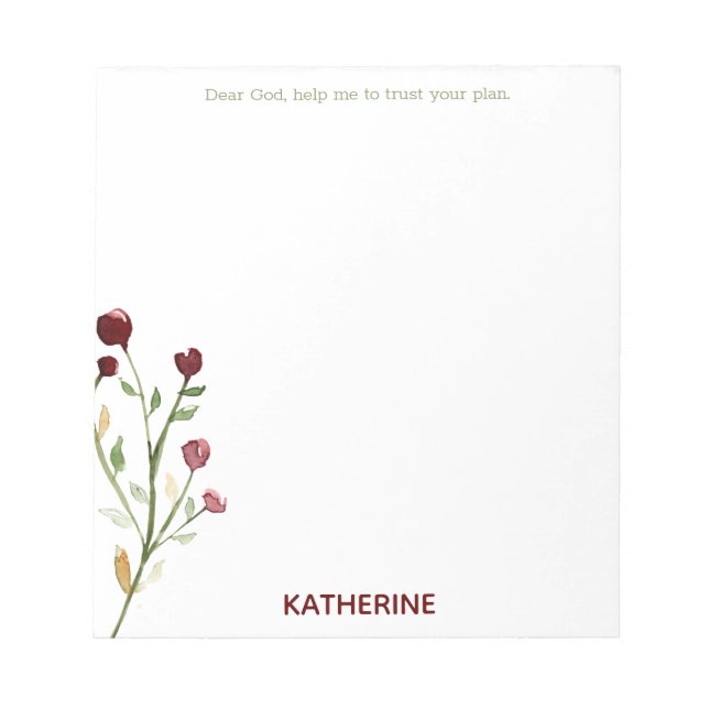 Bloco De Notas Meu Deus, ajude-me a saber (Frente)