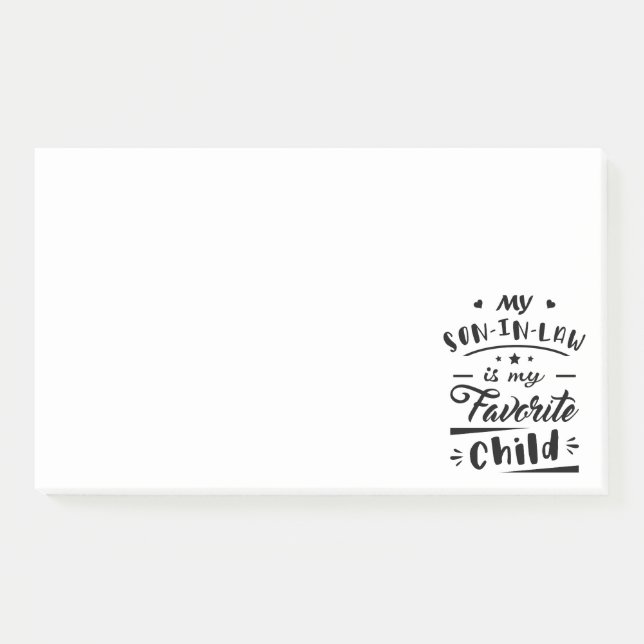 Bloco De Notas Meu filho de direito é meu filho favorito (Frente)