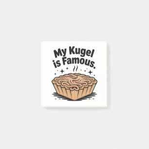 Bloco De Notas Meu Kugel é famoso e engraçado Hanukkah judeu jude