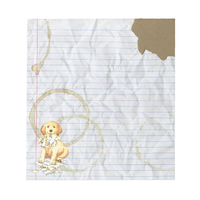 Bloco De Notas Meu Ouro Comeu Meu Plano De Lição (Frente)