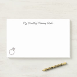 Bloco De Notas "Meu Planejamento de Casamento"