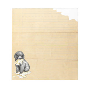 Bloco De Notas Meu Poodle Miniatura Comeu Meu Trabalho De Casa