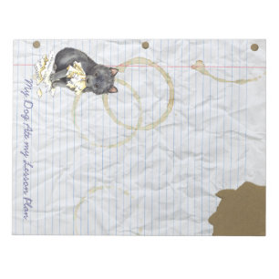 Bloco De Notas Meu Schipperke comeu meu plano de aula